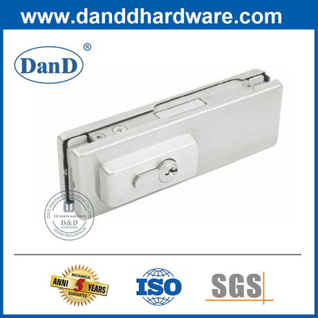 Toughened Glass Door Fitting Stainless Steel Patch Lock- DDPT004