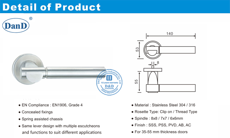 Exterior Door Handle-D and D Hardware