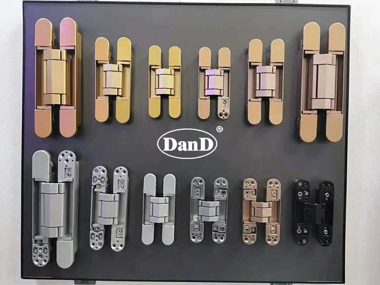 3D Zinc Alloy Adjusting Hidden Door Hinge for Interior Doors-DDCH009