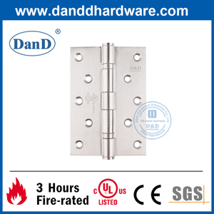 5 Inch SS316 Ball Bearing Fire Resistance Butt Hinge with UL Certification-DDSS005-FR-5x3.5x3.0