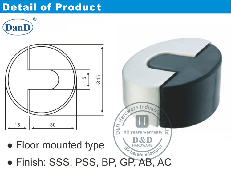 Wooden Door Stop-D and D Hardware