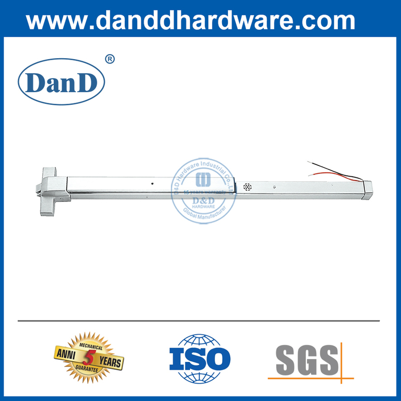 Commercial Alarmed Panic Bars Rim Exit Device Stainless Steel Panic Bar with Alarm-DDPD031
