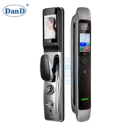 Facial Recognition Fingerprint Passcode Card Wifi Smart Door Locks-DDFL059