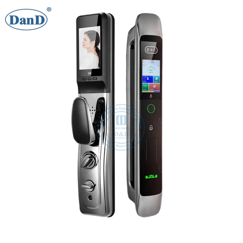 Facial Recognition Fingerprint Passcode Card Wifi Smart Door Locks-DDFL059