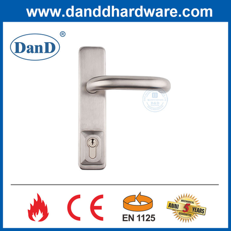 SUS304 Fire Rated Door Lever Handle Lock Escutcheon Trim-DDPD015