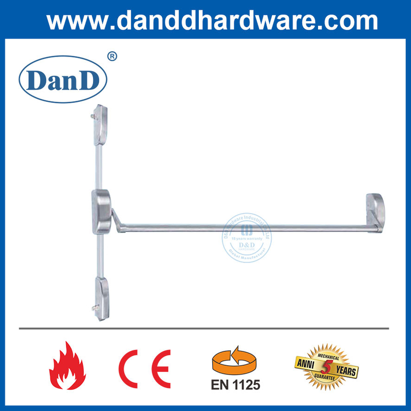 EN1634 Fire Rated Exit Hardware Single Double Door CE EN1125 Panic Bar-DDPD022