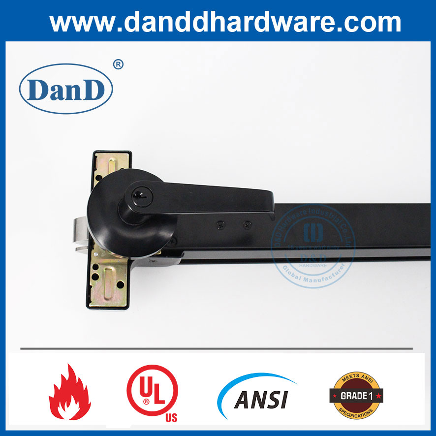 SS304 Black Fire Exit Hardware UL Listed Panic Lock Exit Bar-DDPD003