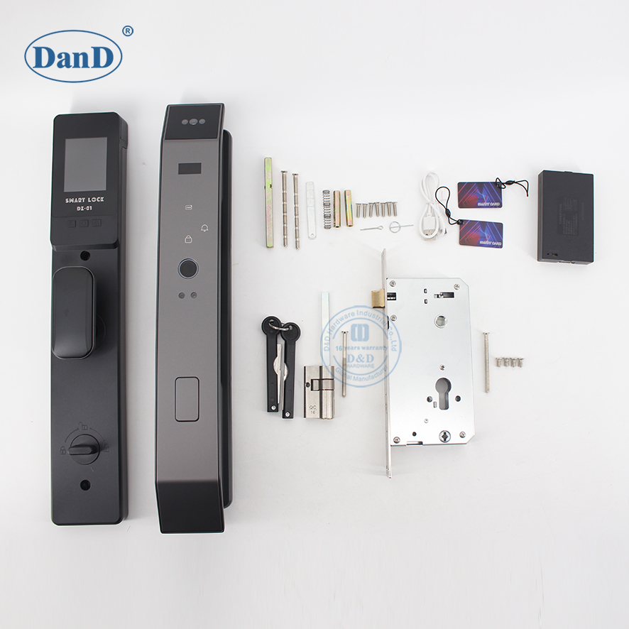 Smart Deadbolt Touch Digital Passcode Fingerprint Code Easy Installation Lock-DDFL315