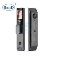 3D Facial Recognition Viewer Eye Camera Fingerprint Video Smart Main Door Lock-DDFL321