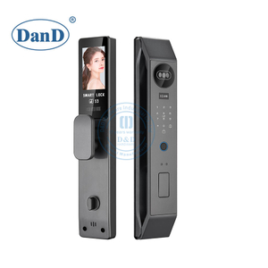 3D Facial Recognition Viewer Eye Camera Fingerprint Video Smart Main Door Lock-DDFL321