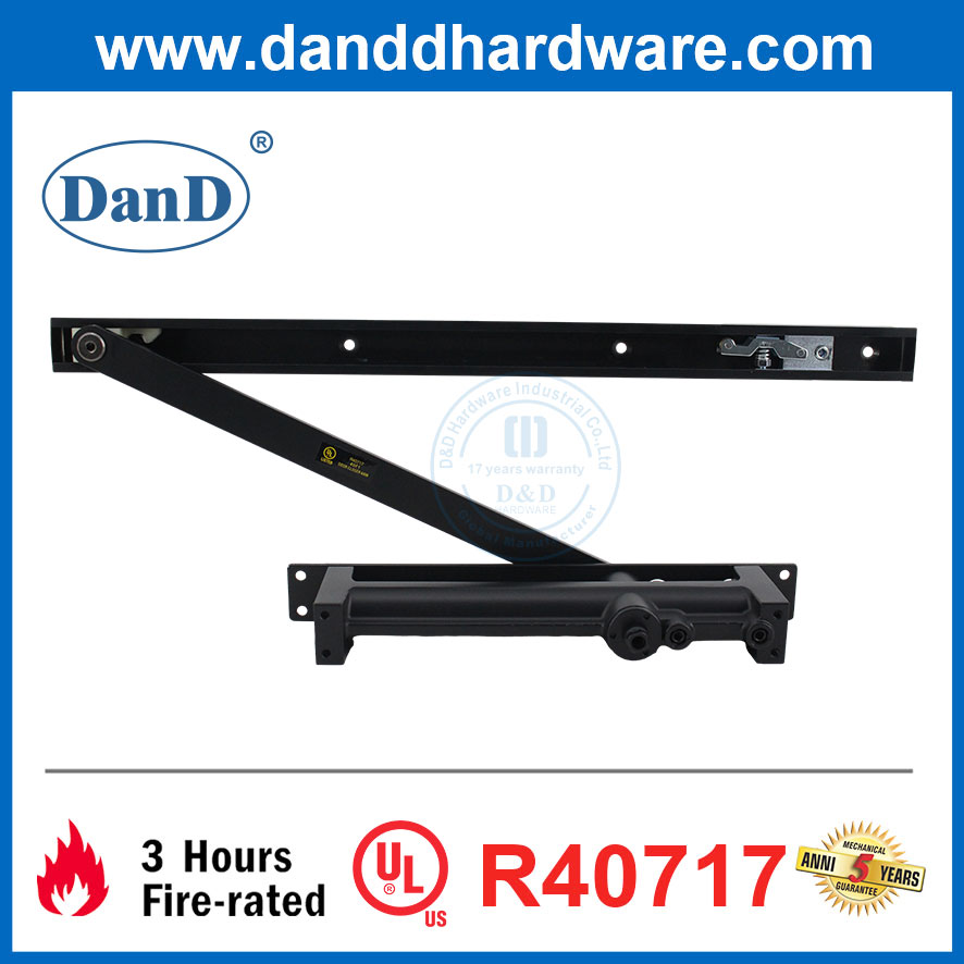 Concealed Fireproof Aluminum Alloy Overhead Door Closer with UL Certificate for Commercial Door-DDDC055