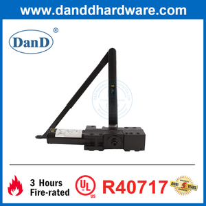 Commercial Adjusting Aluminum UL Certification Back Check Hardware Fireproof Office Door Closer-DDDC060