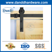 Competitive Manufacturer Modern Matte Black Barn Door Hardware Slide-DDBD001