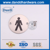 Hot Sale Stainless Steel Male Toilet Sign Plate for Hotel-DDSP001