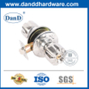 Silver Zinc Alloy Interior Door Knobs with Key Lock-DDLK045