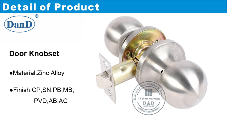 Standard Deadbolt Function-DDLK035-D and D Hardware