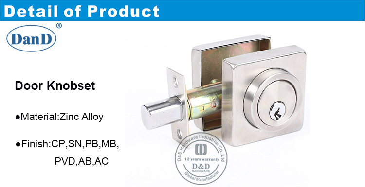 Metal Door Lockset-DDLK021-D and D Hardware