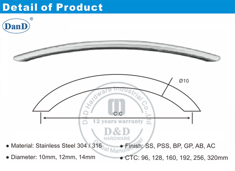 Furniture Handle-D and D Hardware