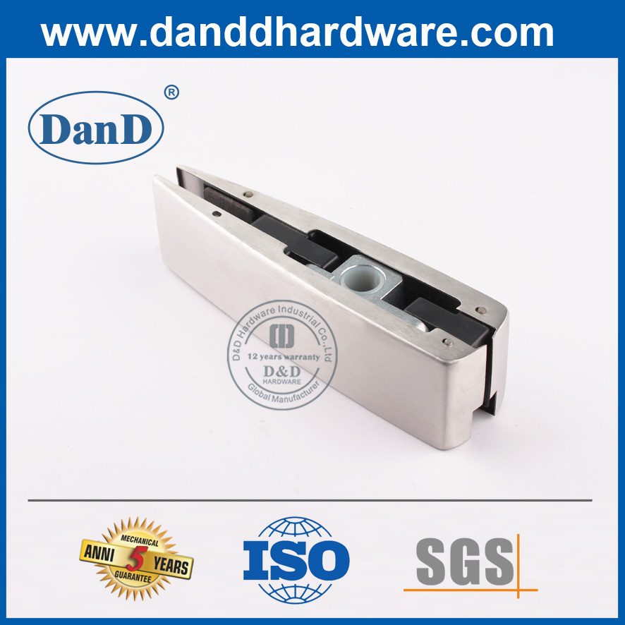 SUS304 High Quality Top Patch Fitting for Double Glass Door-DDPT007