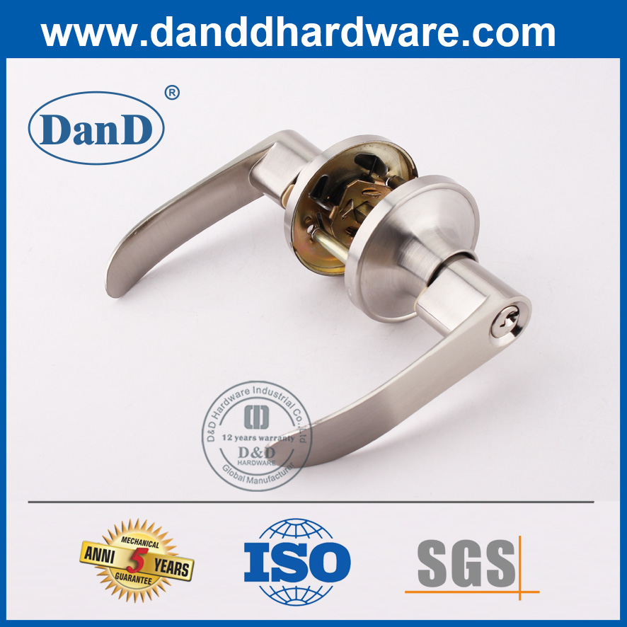 Fashion Design Zinc Alloy Exterior Door Lever Lock Set-DDLK097
