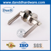Silver One Way Locking Zinc Alloy Tubular Lever Lockset-DDLK095