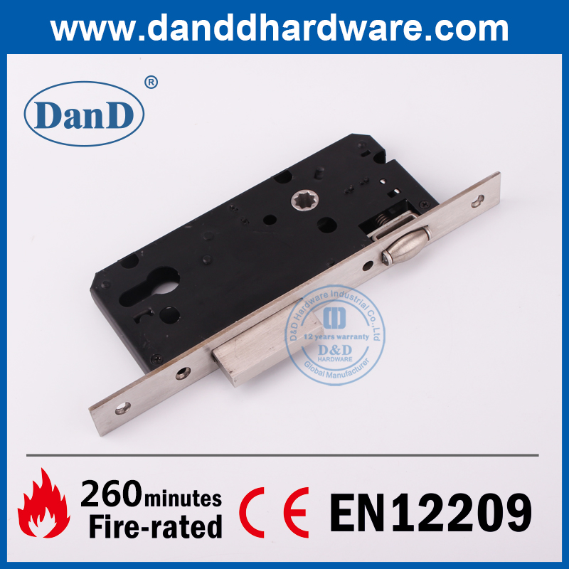 High Security Stainless Steel 304 Black Roller Door Lock-DDML017-4585