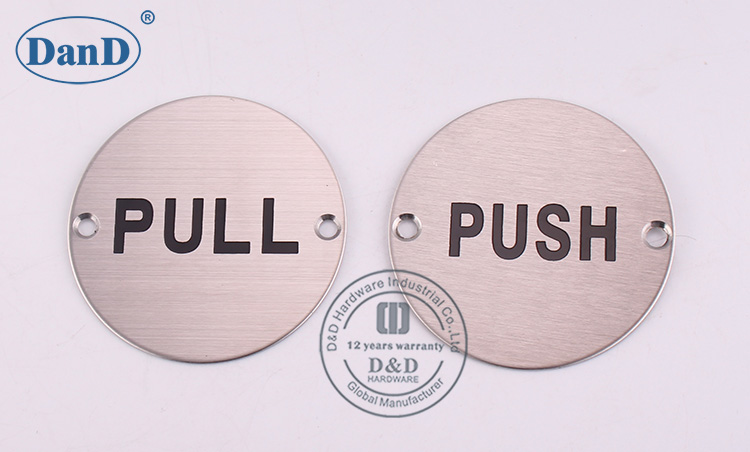Best Pull Indication Plate-D and D Hardware