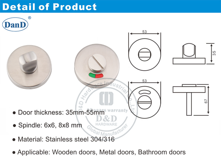 Bathroom Indicator-D and D Hardware