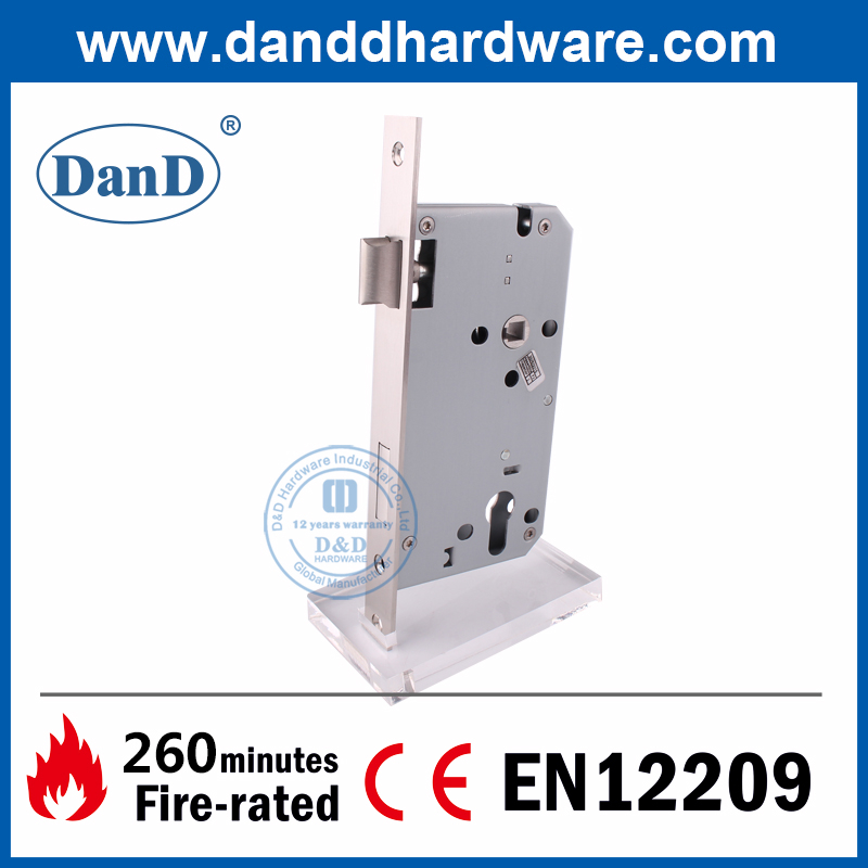 CE EN12209 Euro SS304 Fire Proof Internal Door Sash Lock-DDML026-6085