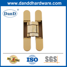 3D Hidden Adjustable 180 Degree Gold Plated Invisible Wooden Door Hinges-DDCH008