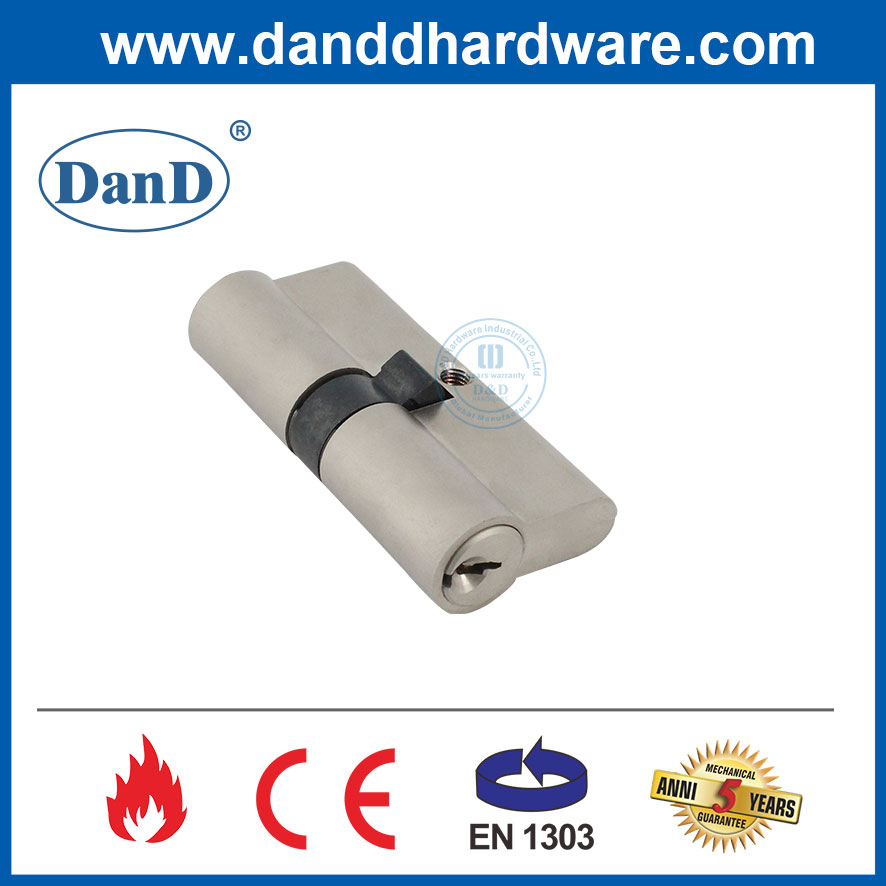 Pearl Nickle Finish EN1303 Door Lock Cylinder Manufacturer with Fire Rated for Hotel-DDLC003-70mm-PN