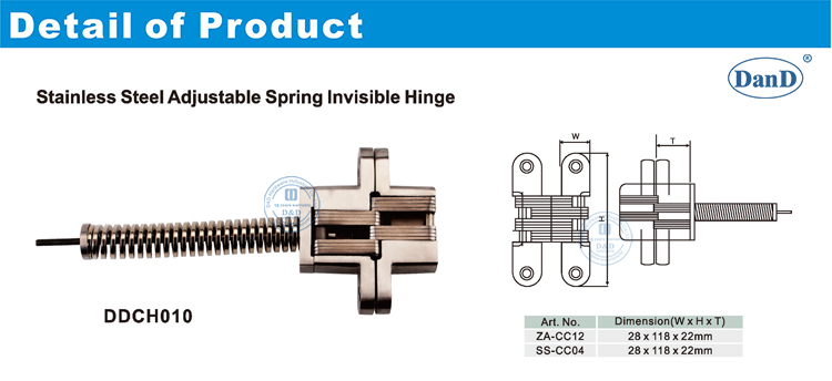 Spring Invisible Hinges