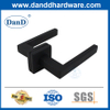 Simple Design Stainless Steel Wood Black Door Lock Lever Handle for Interior Doors-DDTH020