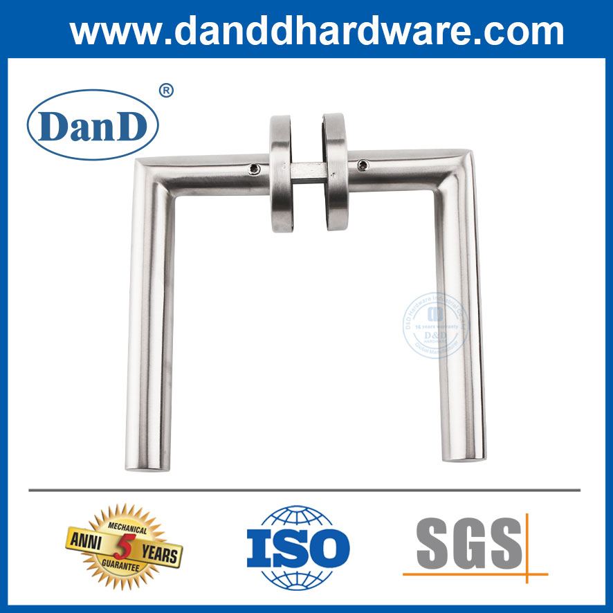 High End Stainless Steel Luxury Modern Exterior Mortise Entry Door Handles-DDTH026