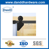 Modern Factory Direct Wooden Sliding Metal Barn Door Hardware Kit-DDBD019