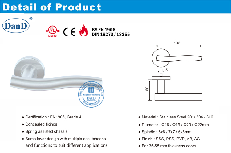 03 Door Lever Handle-DDTH007