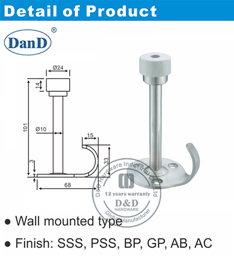 Door Stopper Types-D and D Hardware