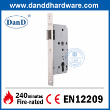 CE EN12209 SS304 Mortice Fire Rated Latch Lock-DDML011