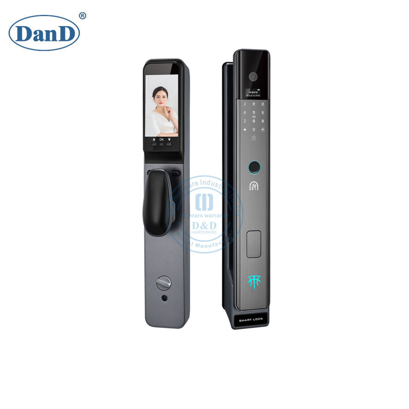 Biometric Fingerprint Intelligent Digital Security System Keyless Door Viewer Camera Lock-DDFL035