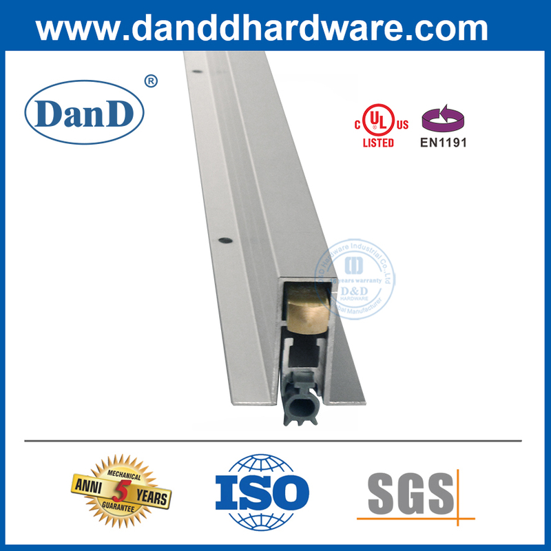 Aluminum Automatic Concealed Door Bottom Seal Door Drop Seal for Smoke Door-DDBS002