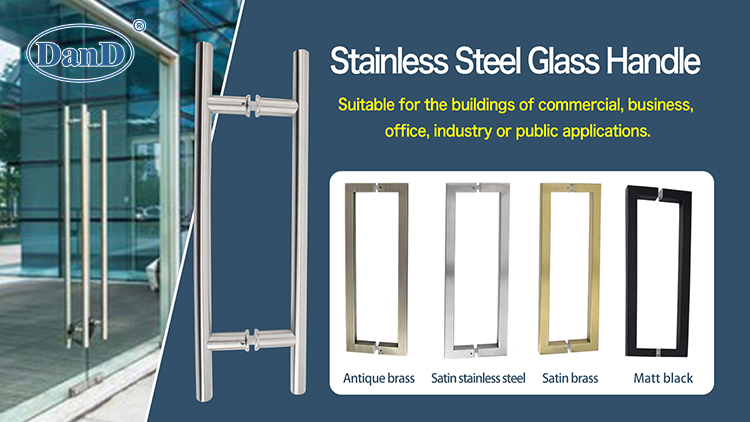 Modern Glass Door Handles 
