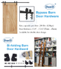 Competitive Manufacturer Modern Matte Black Barn Door Hardware Slide-DDBD001