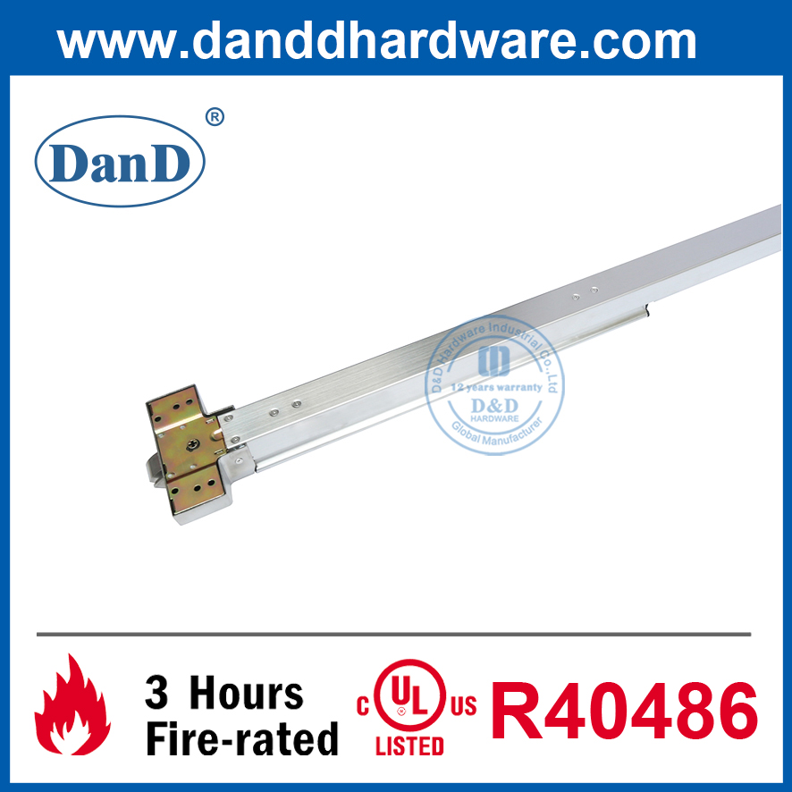 ANSI Grade 1 SS304 Fire Exit Hardware Panic Door Bar-DDPD023