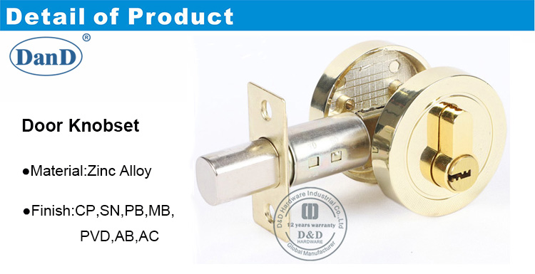 Steel Door Lockset-DDLK022-D and D Hardware