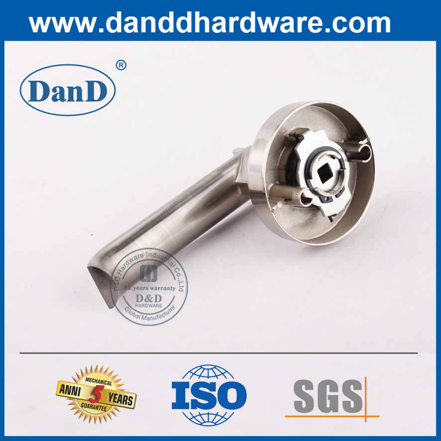 One Sided Lock Zinc Alloy Entrance Door Lever Lockset-DDLK092