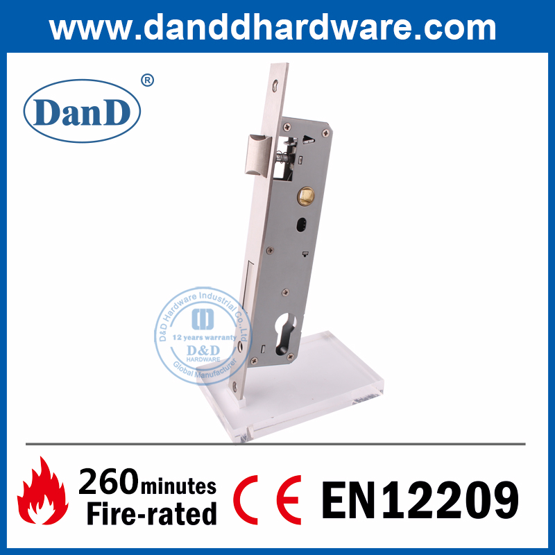 SUS304 Most Secure Narrow Stile Lock for Aluminium Door-DDML021-3092