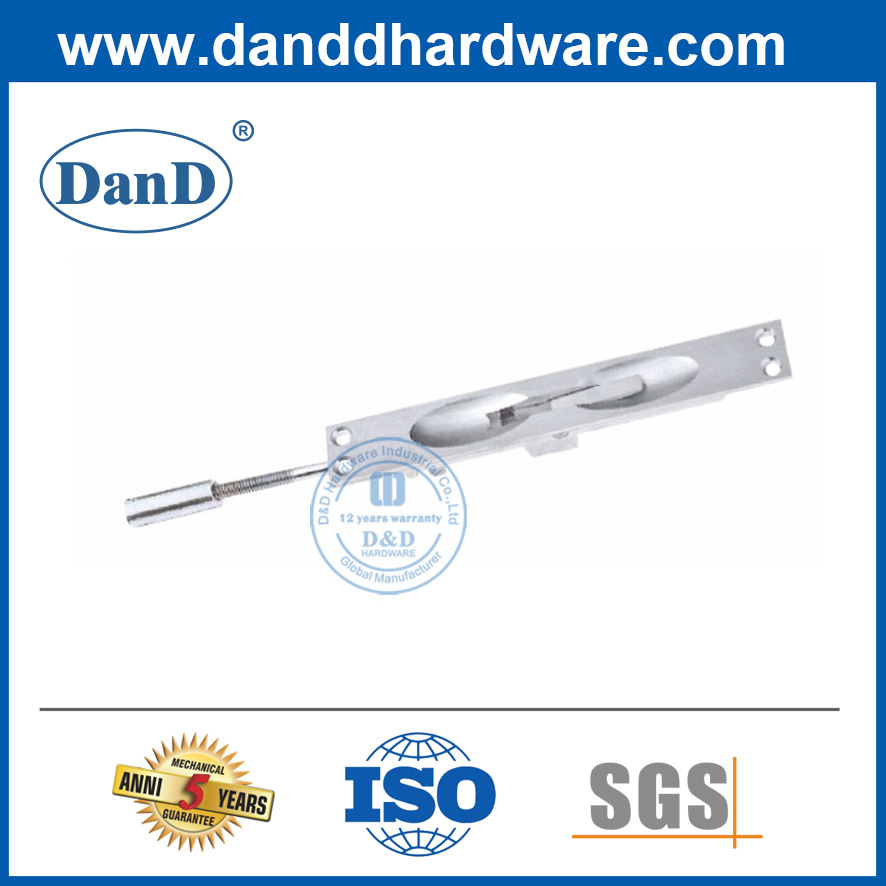 Stainless Steel Manual Flush Bolt for Metal Door-DDDB012-B