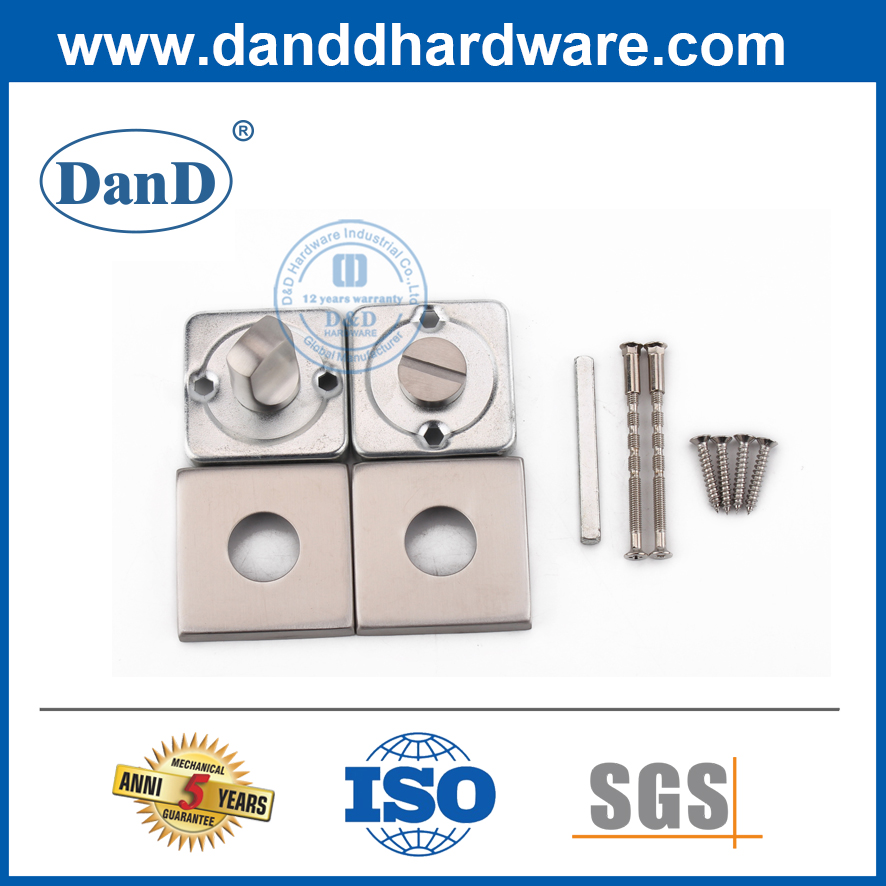 Square Type Stainless Steel Thumbturn and Release with Indicator-DDIK008