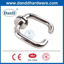 EN1906 Polished Finish Stainless Steel Double Entry Door Handles-DDTH001