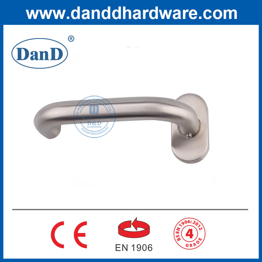 EN1906 Commercial Door Handle Stainless Steel Hollow Tube Door Lever-DDTH001